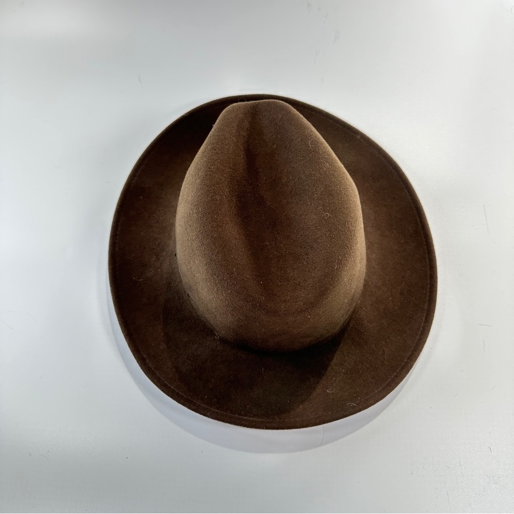 Outback Trading fedora wool felt hat Made in USA brown Large - Picture 2 of 13
